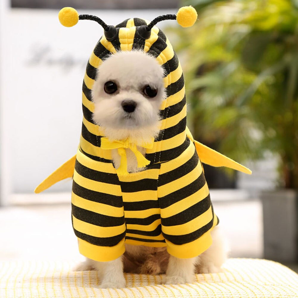 Bee Pet Puppy Hoodie Halloween Costume