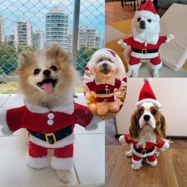 New Fashion Xmas Santa Clothing for Pet Dog