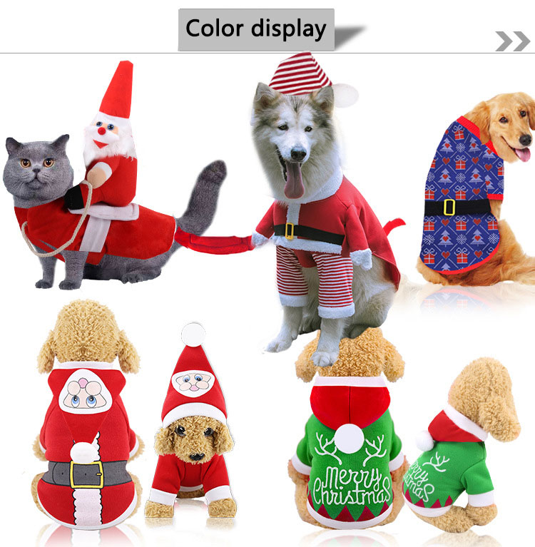 Halloween Dogs Costumes for Christmas Pet Clothes