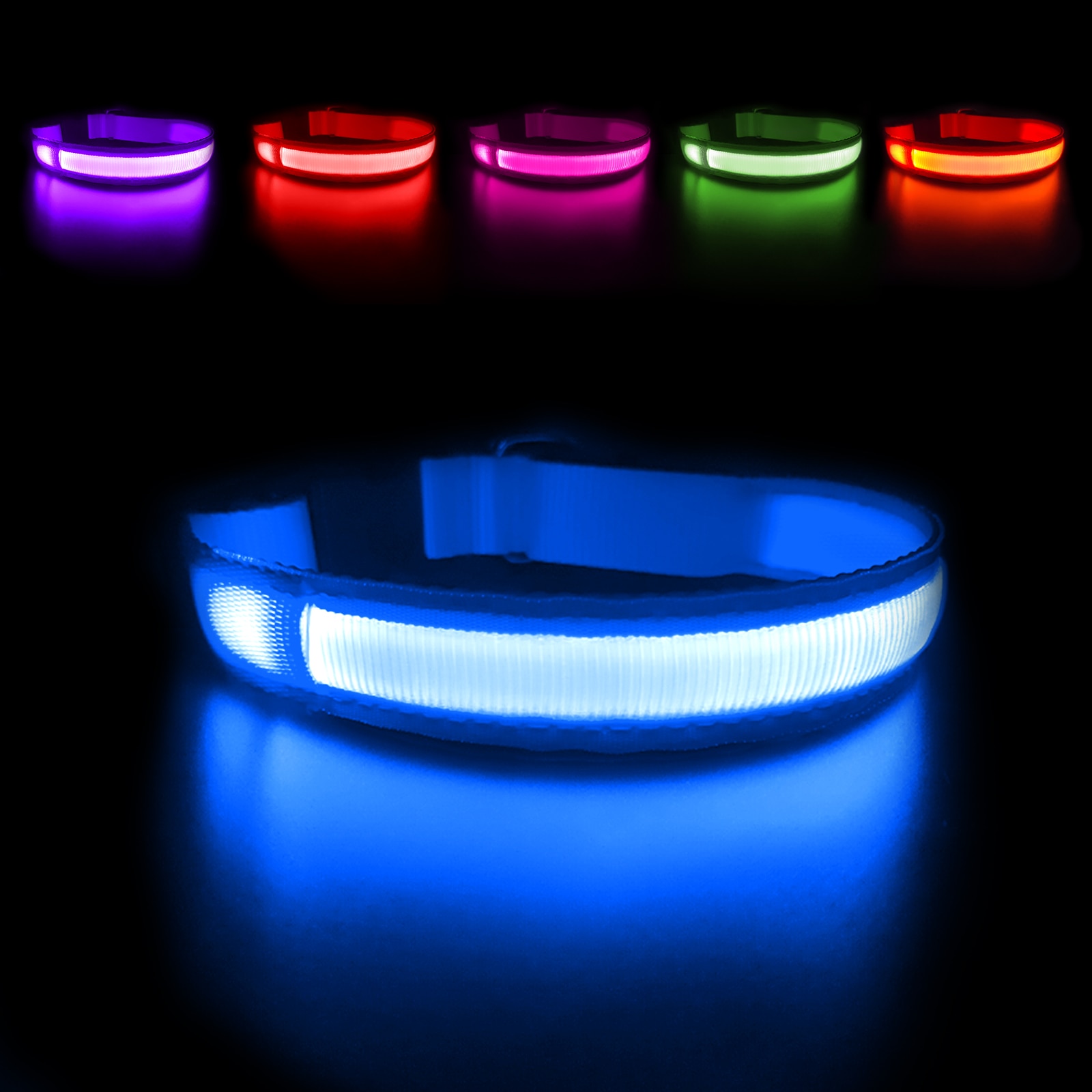 MASBRILL Dog Collar Luminous Pet Supplies Dog Collar