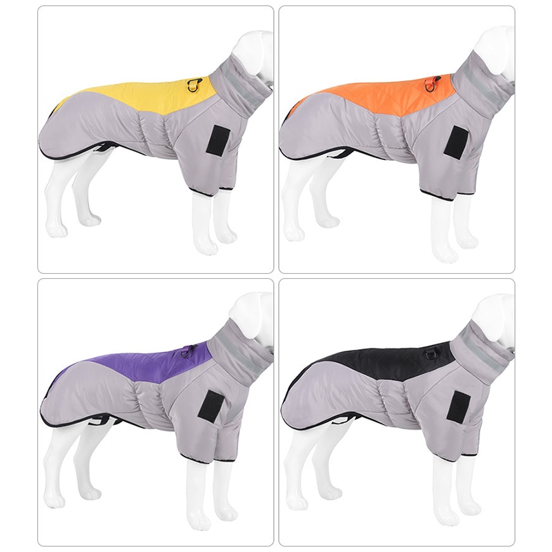 2022 Winter Dog Down Jacket Warm Thicken Dog Clothes Waterproof Dogs Coat for Medium Large Dogs Clothing Labrador Costume