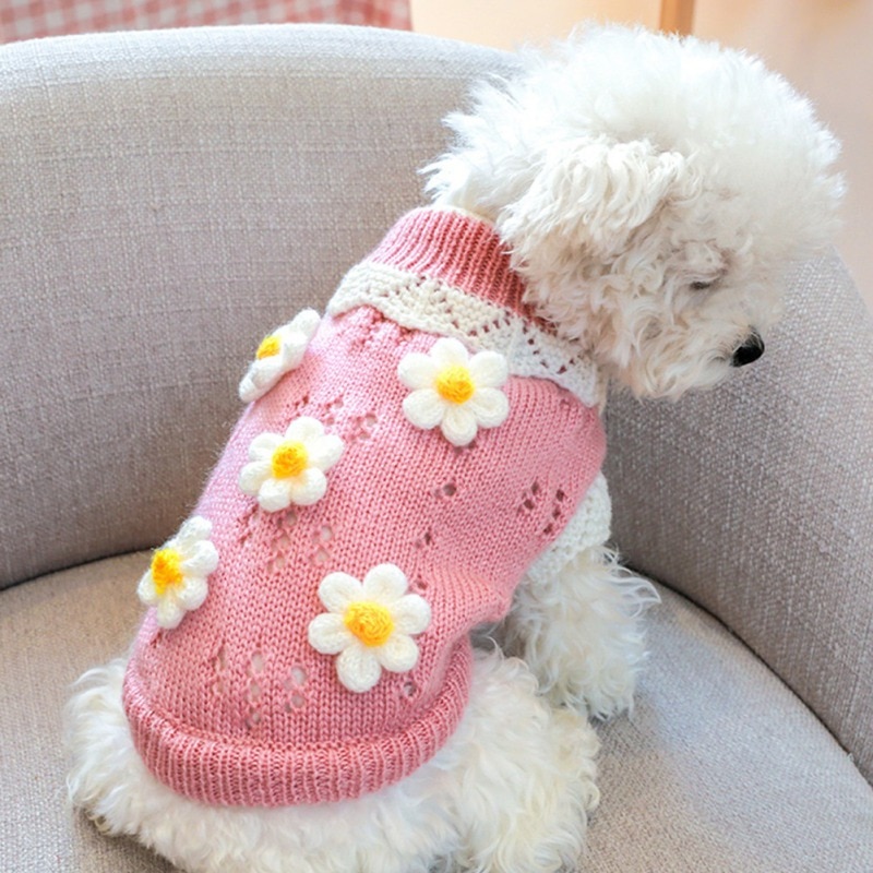 Cute Sweater 3D Classic Flowers Blossoming